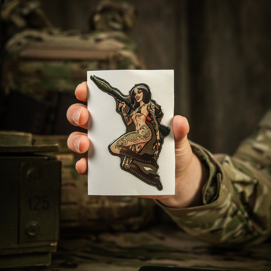 M-Tac Morale Sticker Tactical Girl