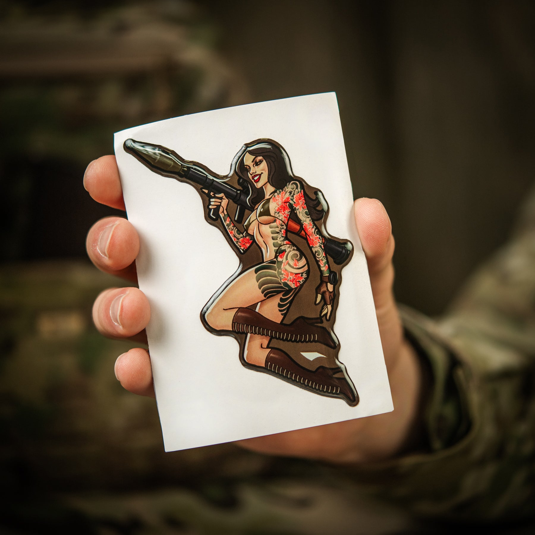 M-Tac Morale Sticker Tactical Girl