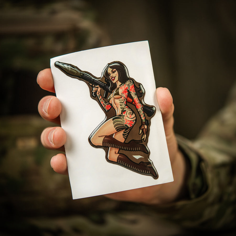 M-Tac Morale Sticker Tactical Girl