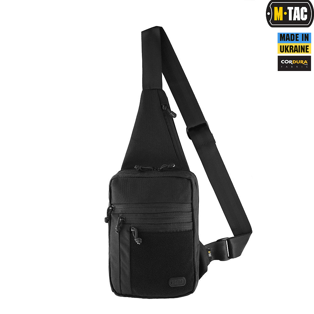 M-Tac Concealed Carry Sling Bag Elite Gen.IV with Loop Panel - M-TAC