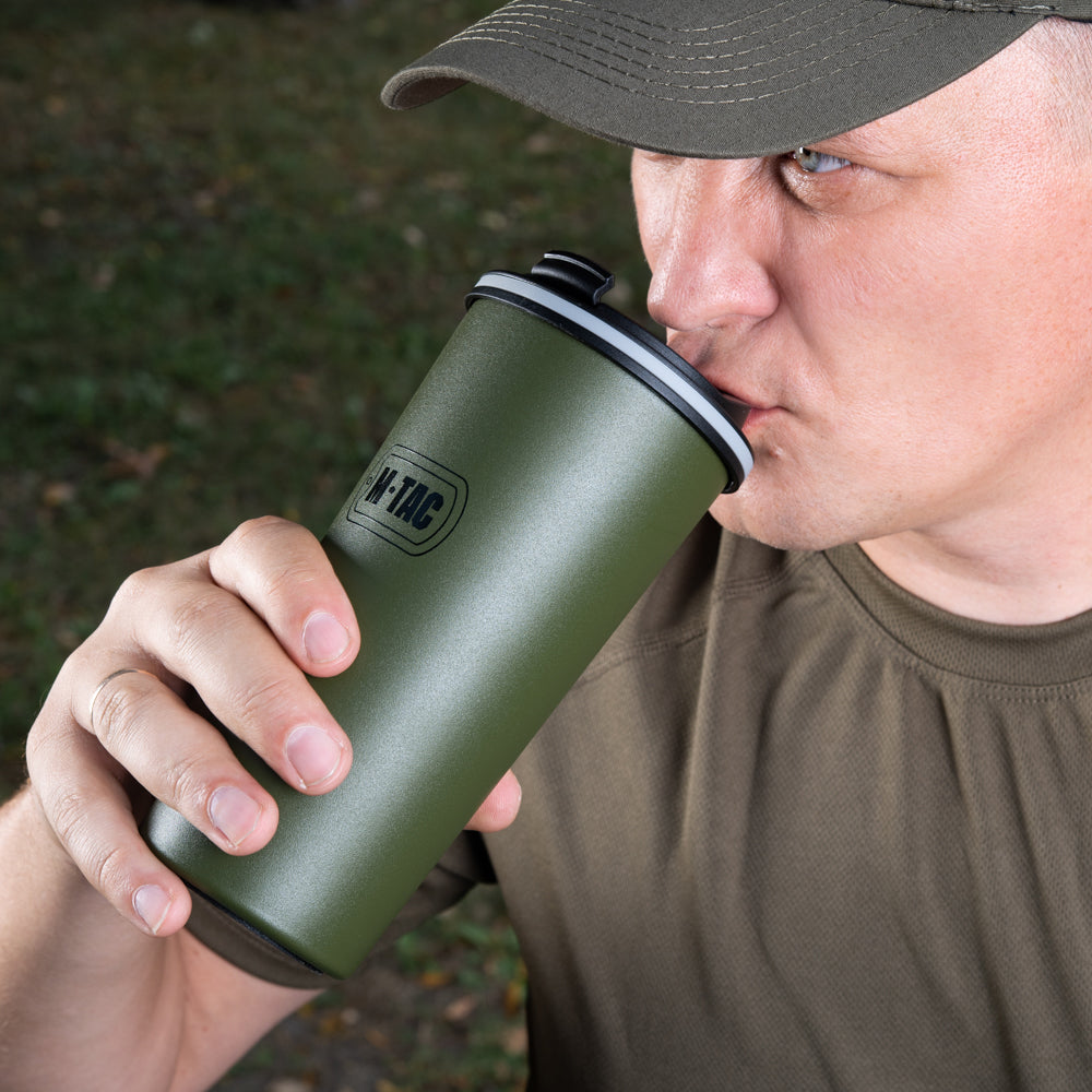 M-Tac Thermal Mug 15oz  with Lid - M-TAC