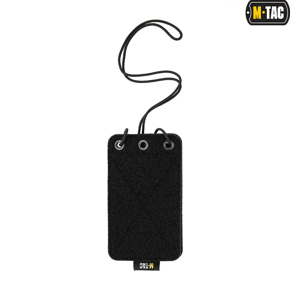 M-Tac Tactical Badge Holder Hanging ID Card Case Hook Surface Draw Cord