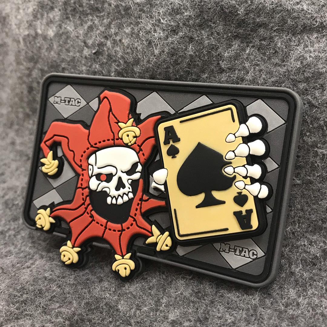 M-Tac patch Joker Skull 3D PVC - M-TAC