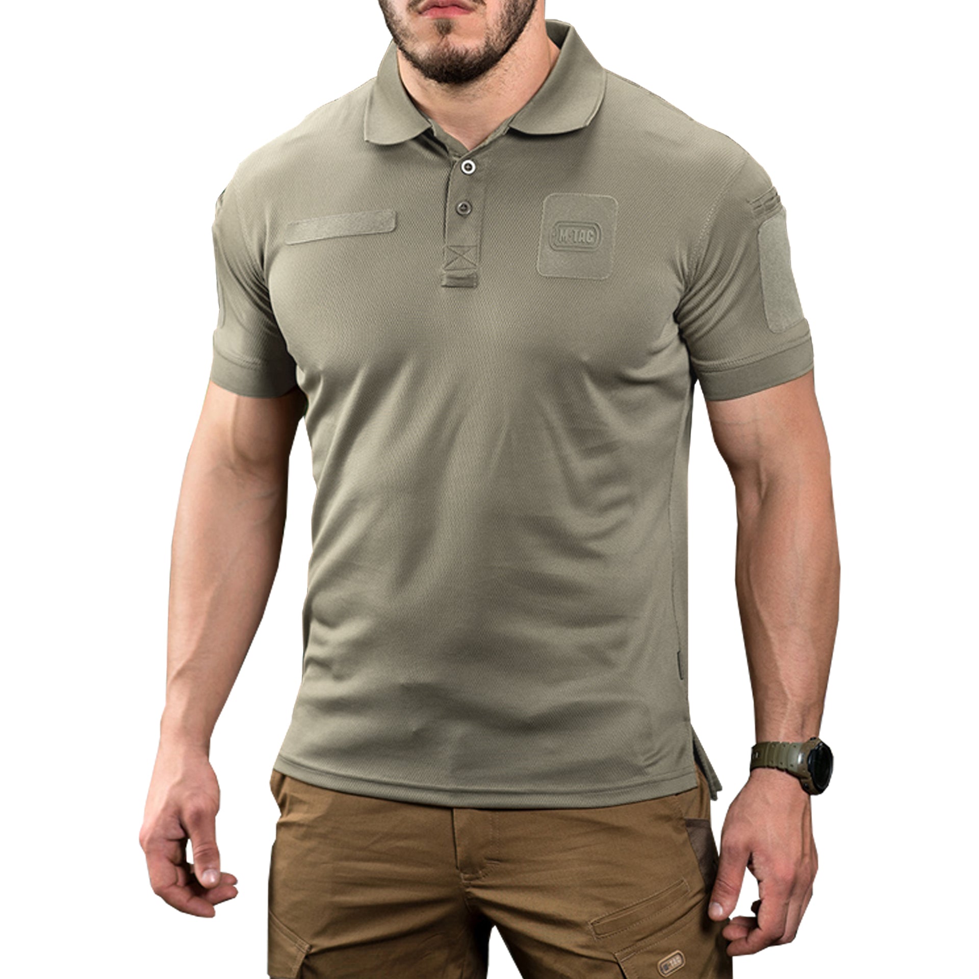 Shirts with Velcro Sleeves  Tactical Polo Shirts with Velcro