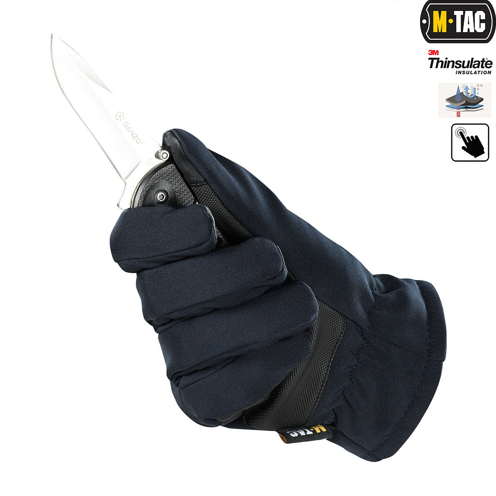 M-Tac Gloves Soft Shell Thinsulate - M-TAC