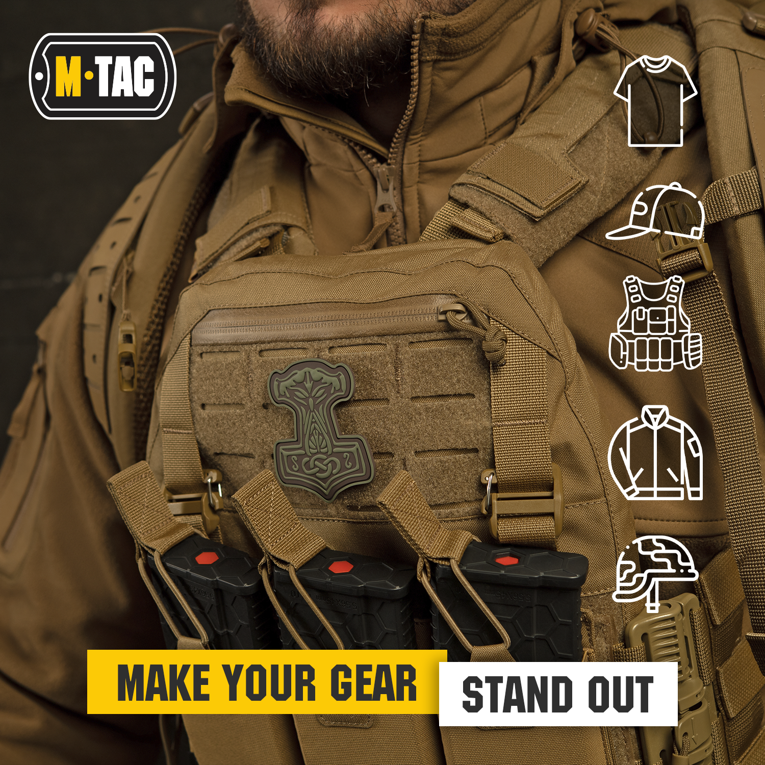 M-Tac patch Mjolnir PVC