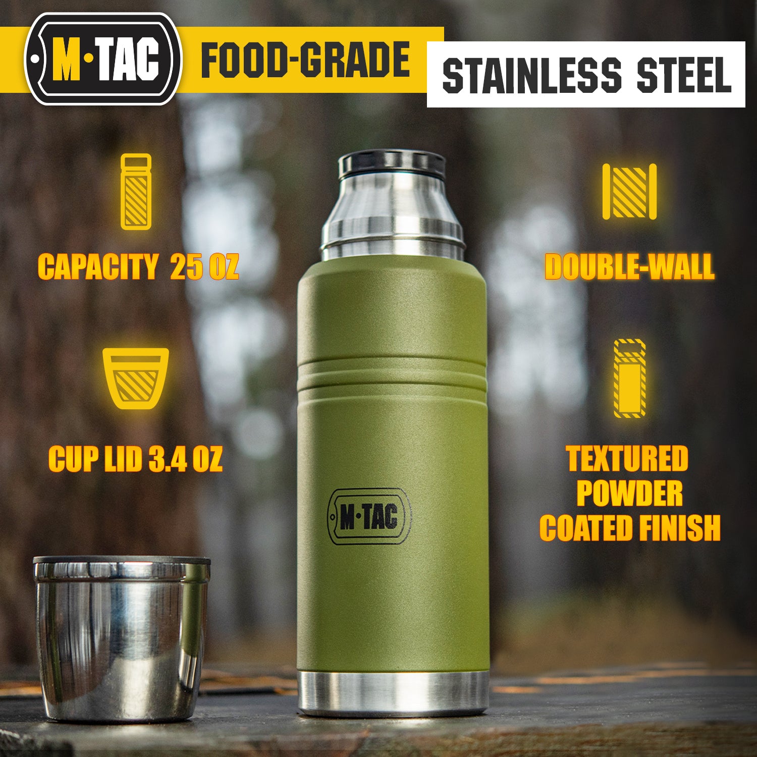M-Tac Stainless 25 Oz Thermos