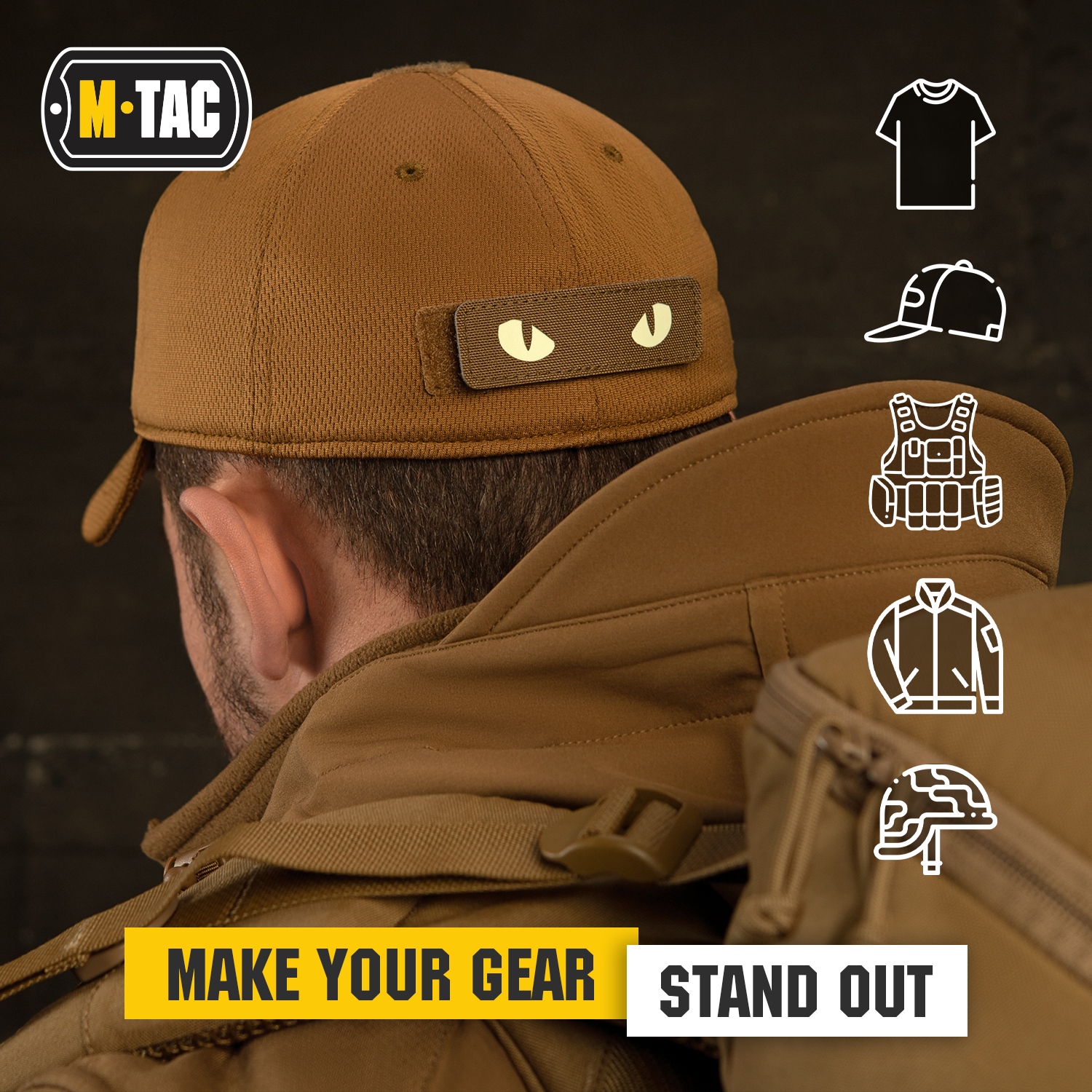 M-Tac patch Cat Eyes Laser Cut - M-TAC