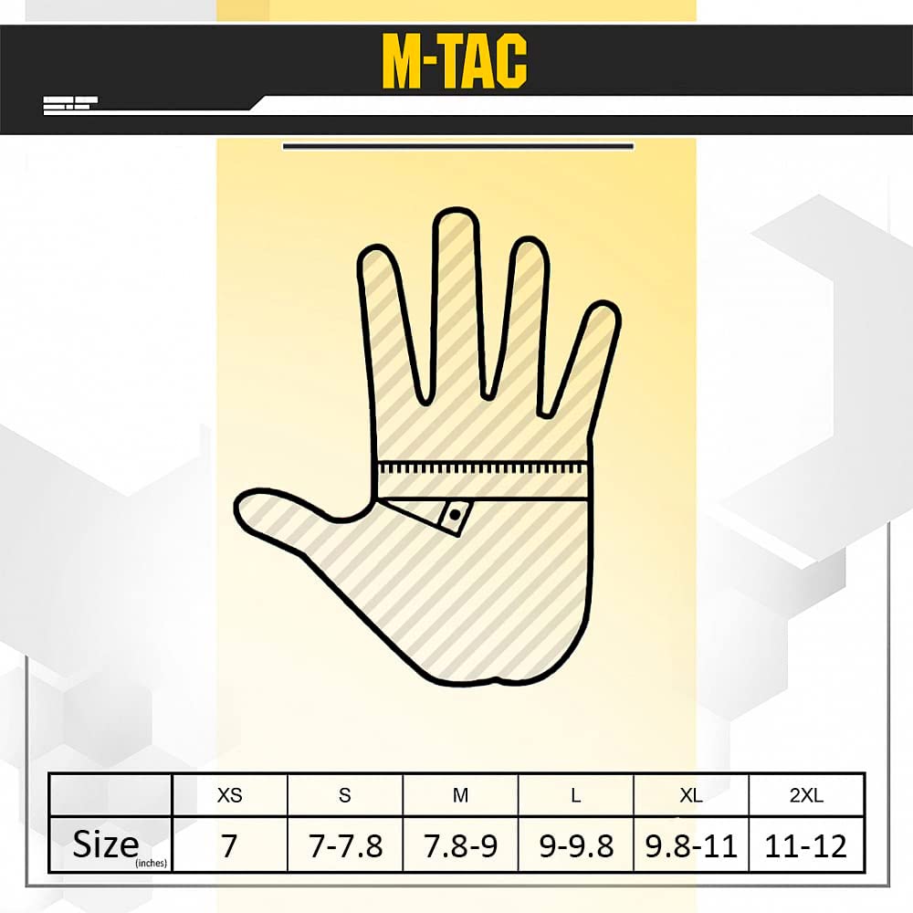 M-Tac Fingerless Gloves Assault Tactical Mk.1 Olive / S