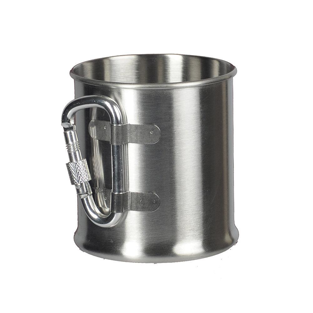 M-Tac Mug 8.5oz Stainless Steel with Carabiner - M-TAC