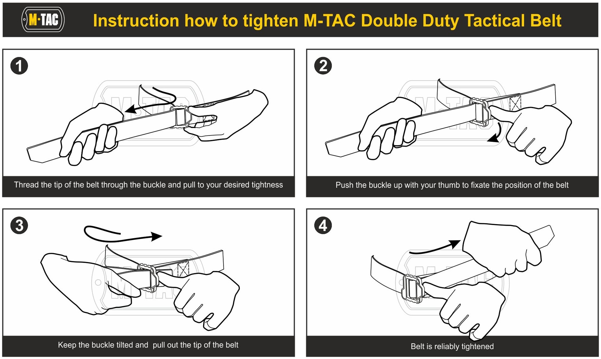 M-Tac Double Duty Tactical Belt