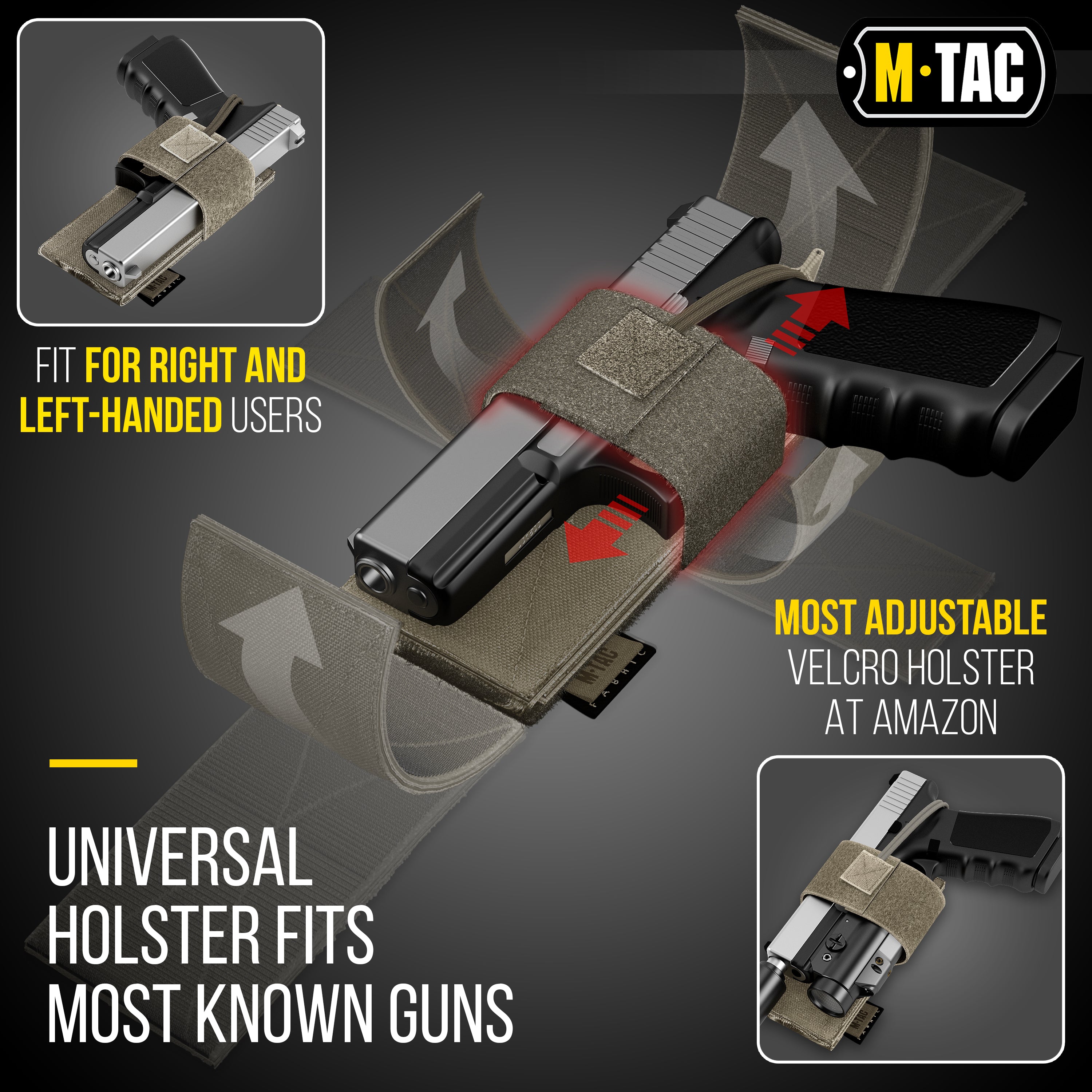 M-Tac CCW Holster - Modular Universal Holster - M-TAC