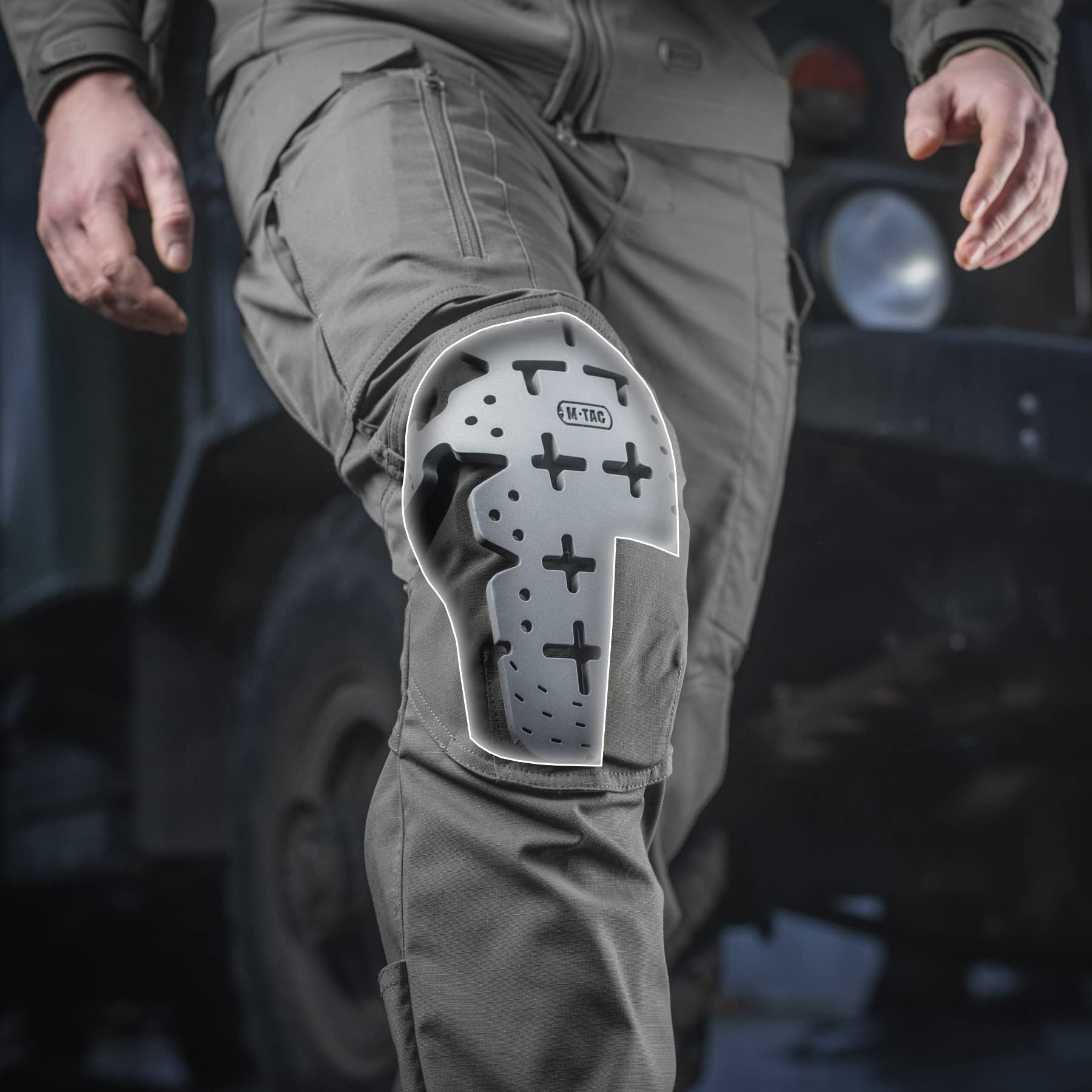  M-Tac Knee pad inserts for tactical and work pants memory foam  elbow pads : Sports & Outdoors