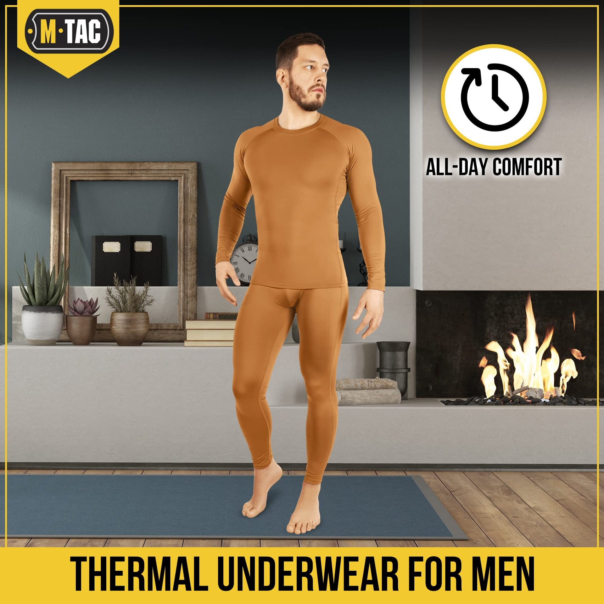 ALQYST New Men Thermal Underwear Underwear Sets Compression Thin