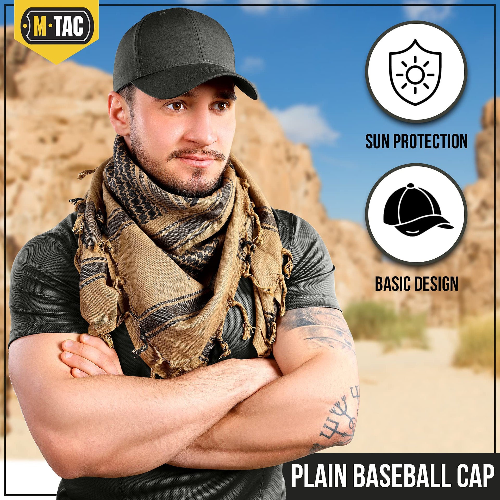 M-TAC Military style Baseball Cap Tactical Combat Hat Foldable Lightweight  Olive