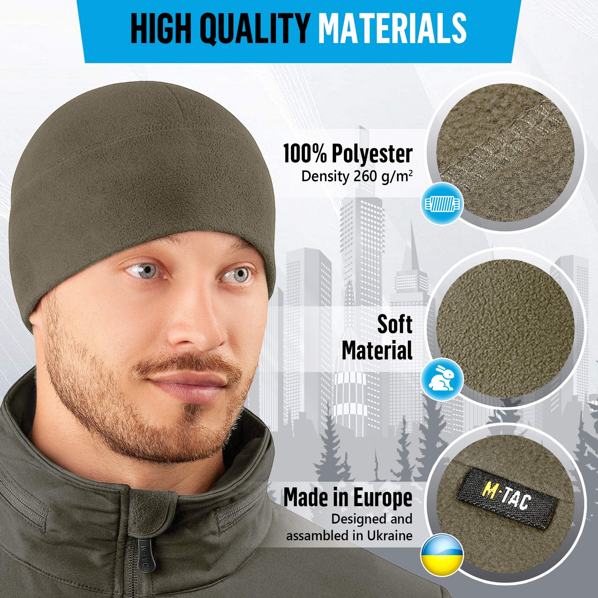 M-Tac Fleece Watch Cap (270 g/m2)
