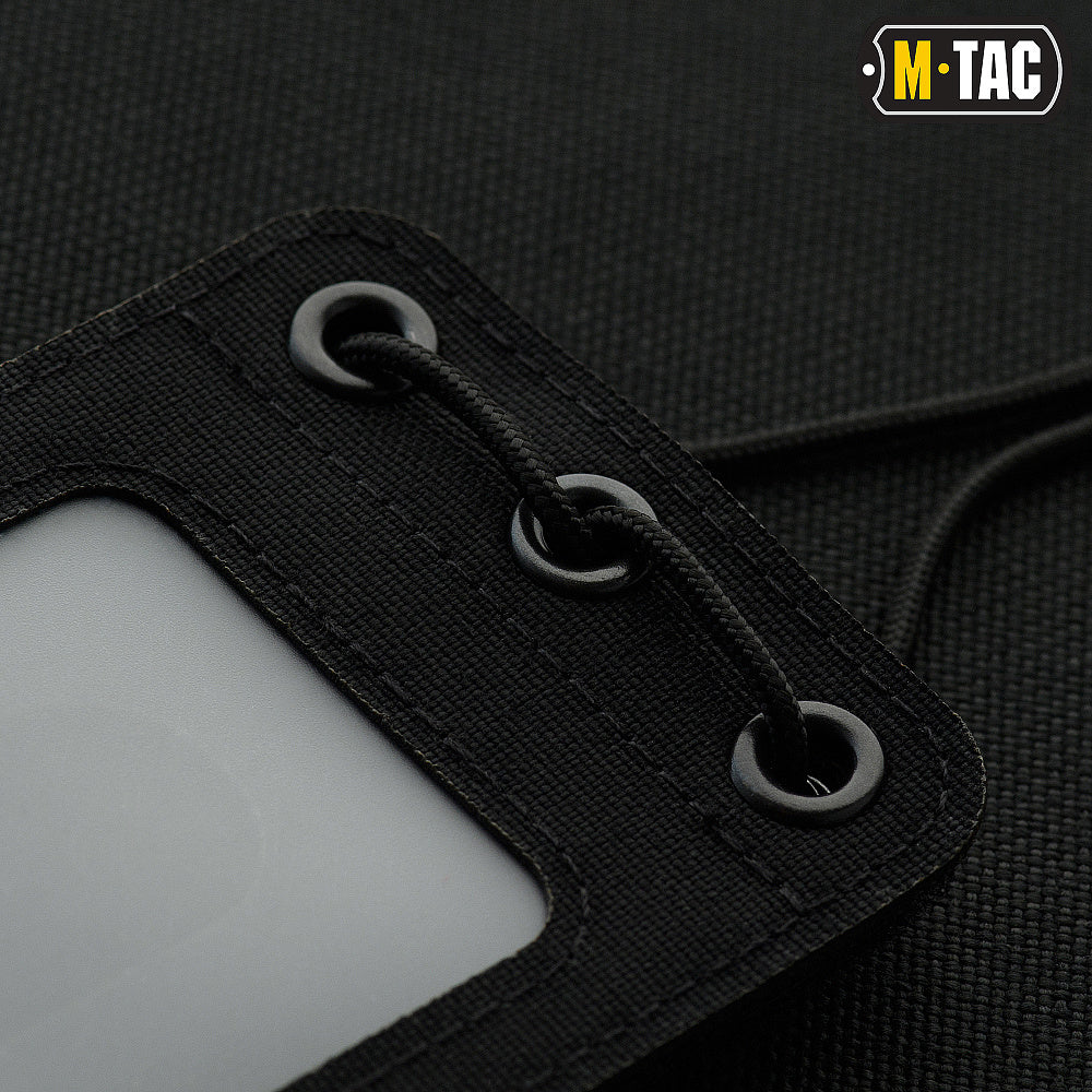 M-Tac Tactical Badge Holder Hanging ID Card Case Hook Surface Draw Cord