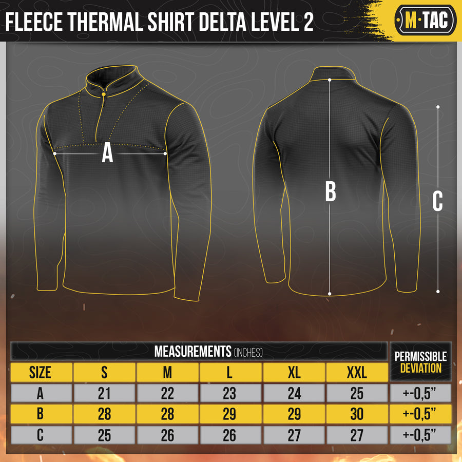 M-Tac Thermal Shirt Fleece Delta Level 2