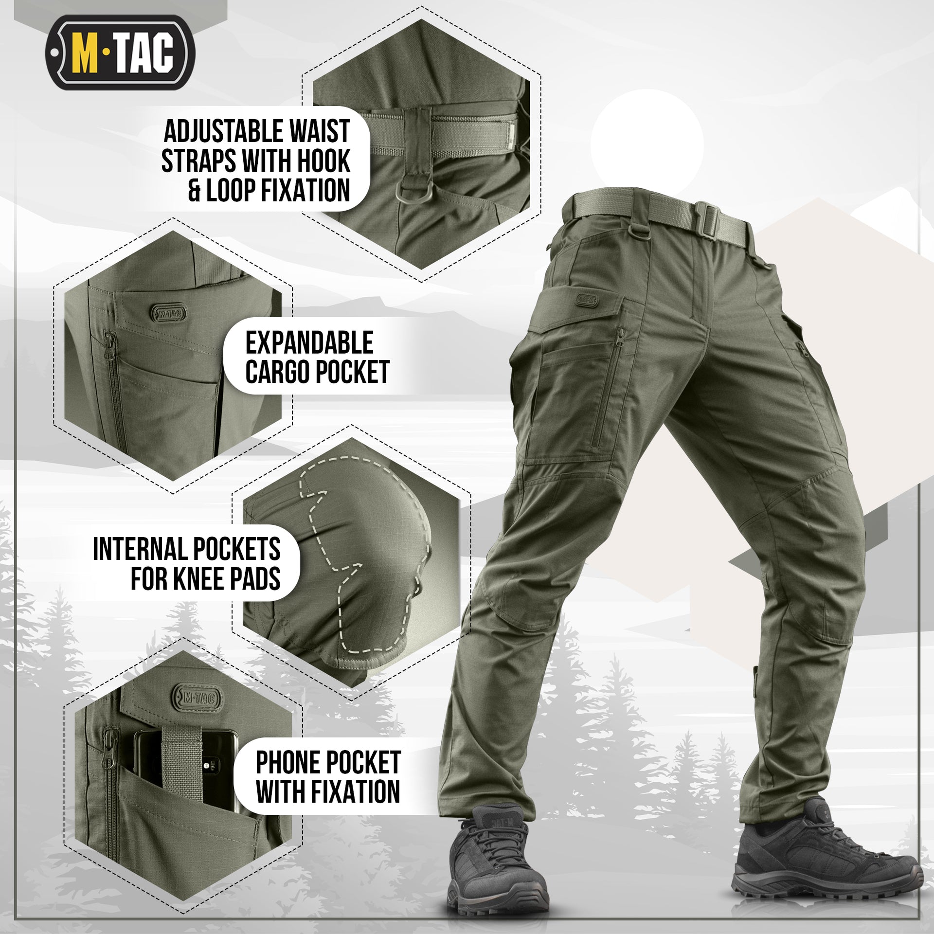 M-Tac Tactical Pants Conquistador Gen I Flex – M-TAC