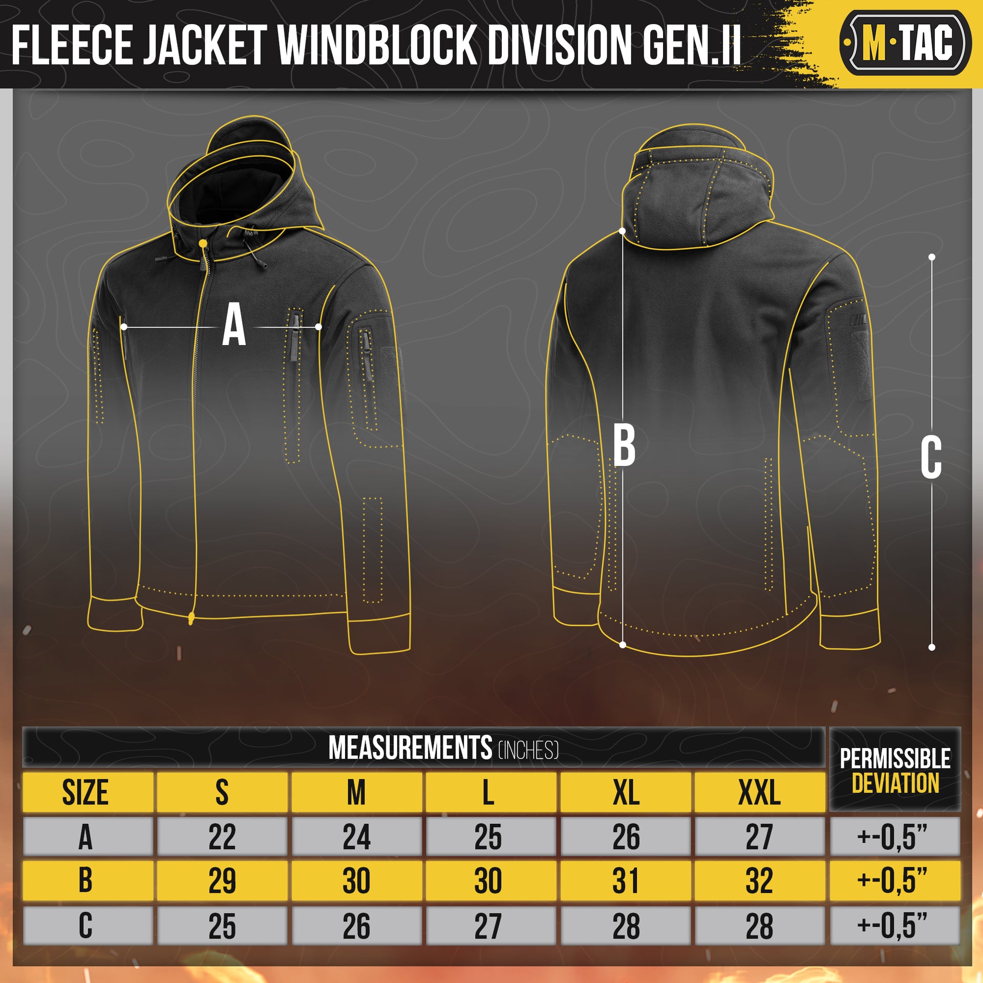 M-Tac Fleece Jacket Windblock Division Gen.II