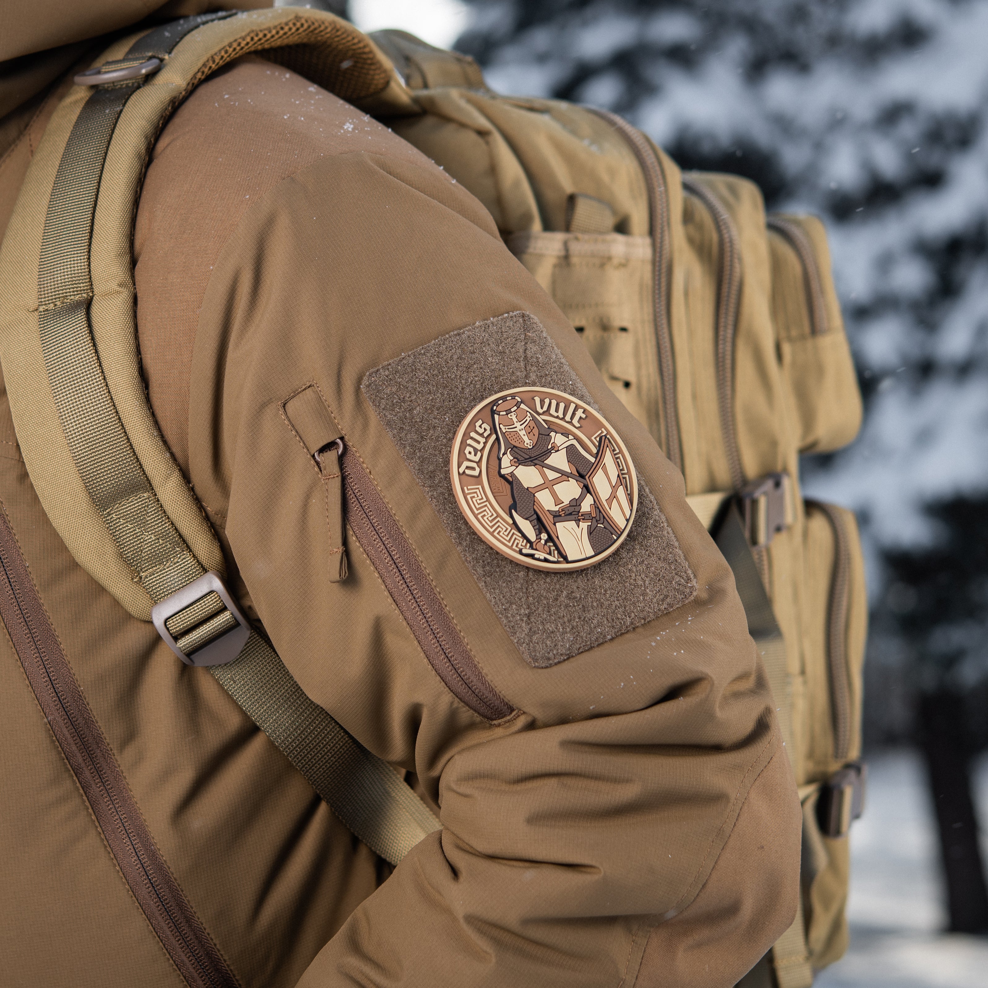 M-Tac patch Deus Vult 3D PVC - M-TAC