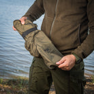 M-Tac inflatable sleeping pad 77" x 47" Olive - M-TAC