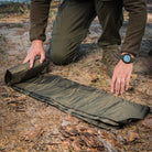 M-Tac inflatable sleeping pad 77" x 47" Olive - M-TAC