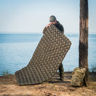 M-Tac inflatable sleeping pad 77" x 47" Olive - M-TAC