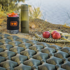 M-Tac inflatable sleeping pad 77" x 47" Olive - M-TAC