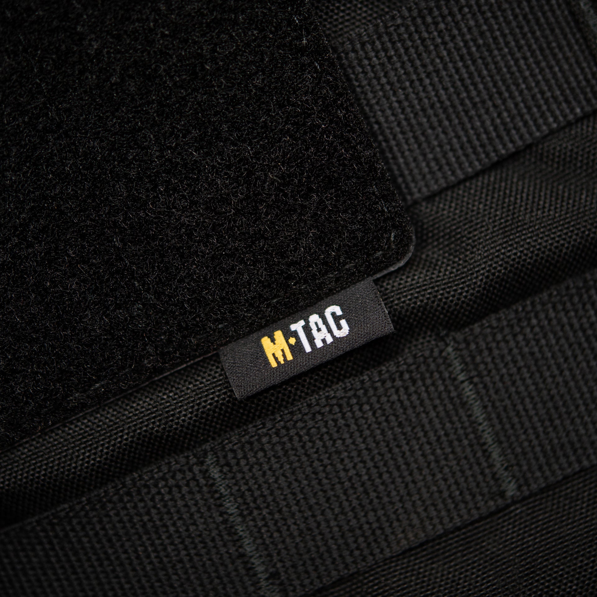 M-Tac Hook and Loop Tactical Morale Patches Board Molle Attachment 4.5 x  3.5 (Black)