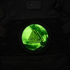 M-Tac patch Walknut/Drakkar Round (3 inches) Black/GID - M-TAC