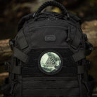 M-Tac patch Walknut/Drakkar Round (3 inches) Black/GID - M-TAC