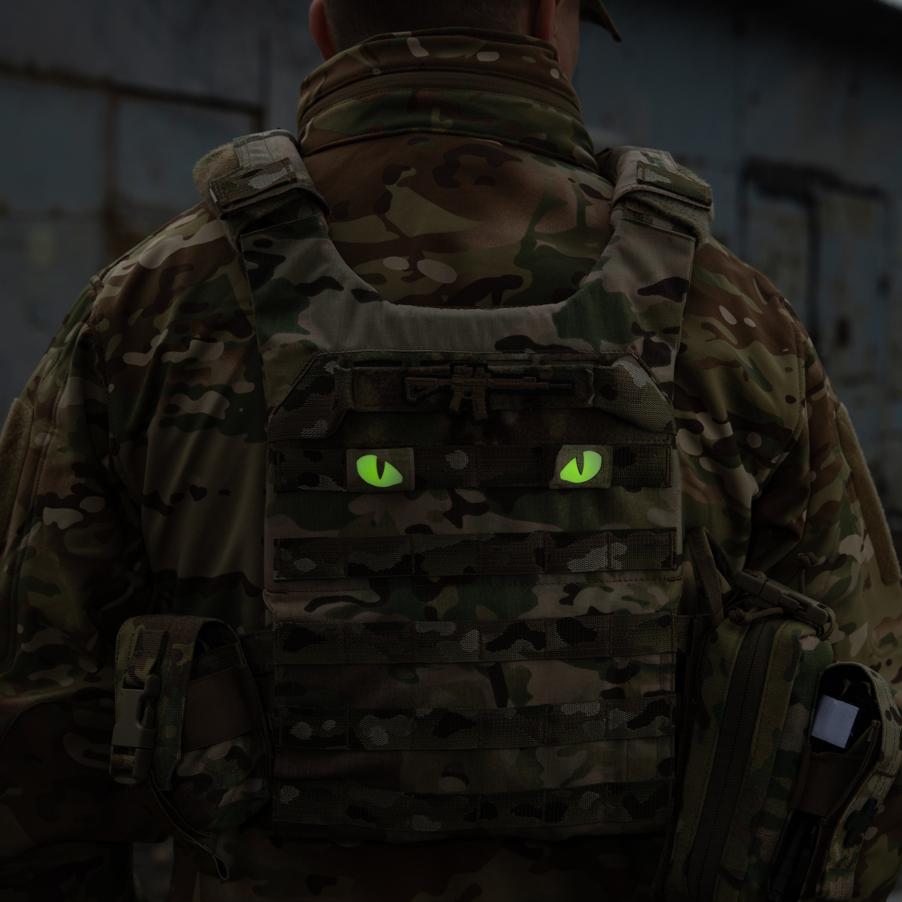 M-Tac patch Tiger Eyes Laser Cut (couple) - M-TAC