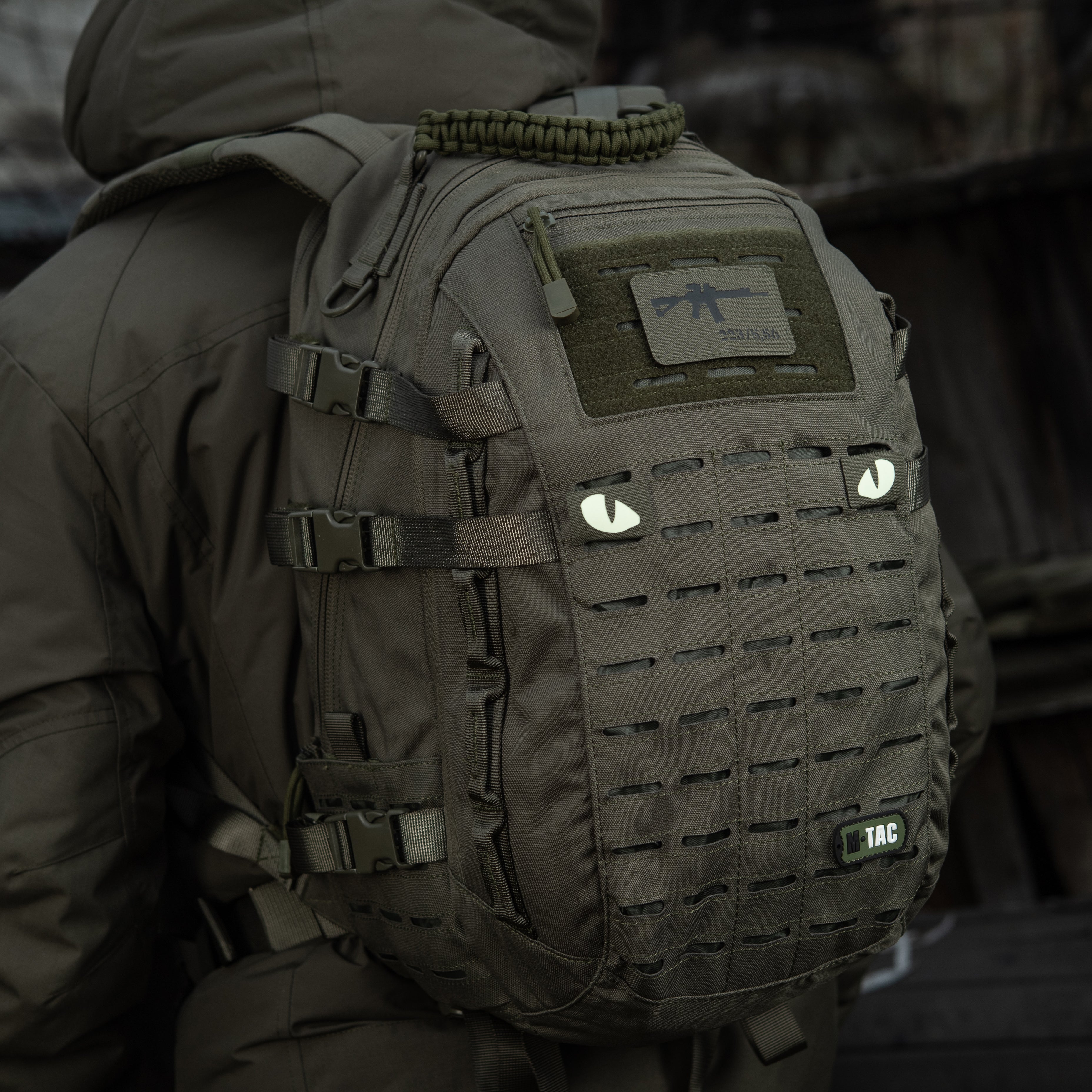 M-Tac patch Tiger Eyes Laser Cut (couple) - M-TAC