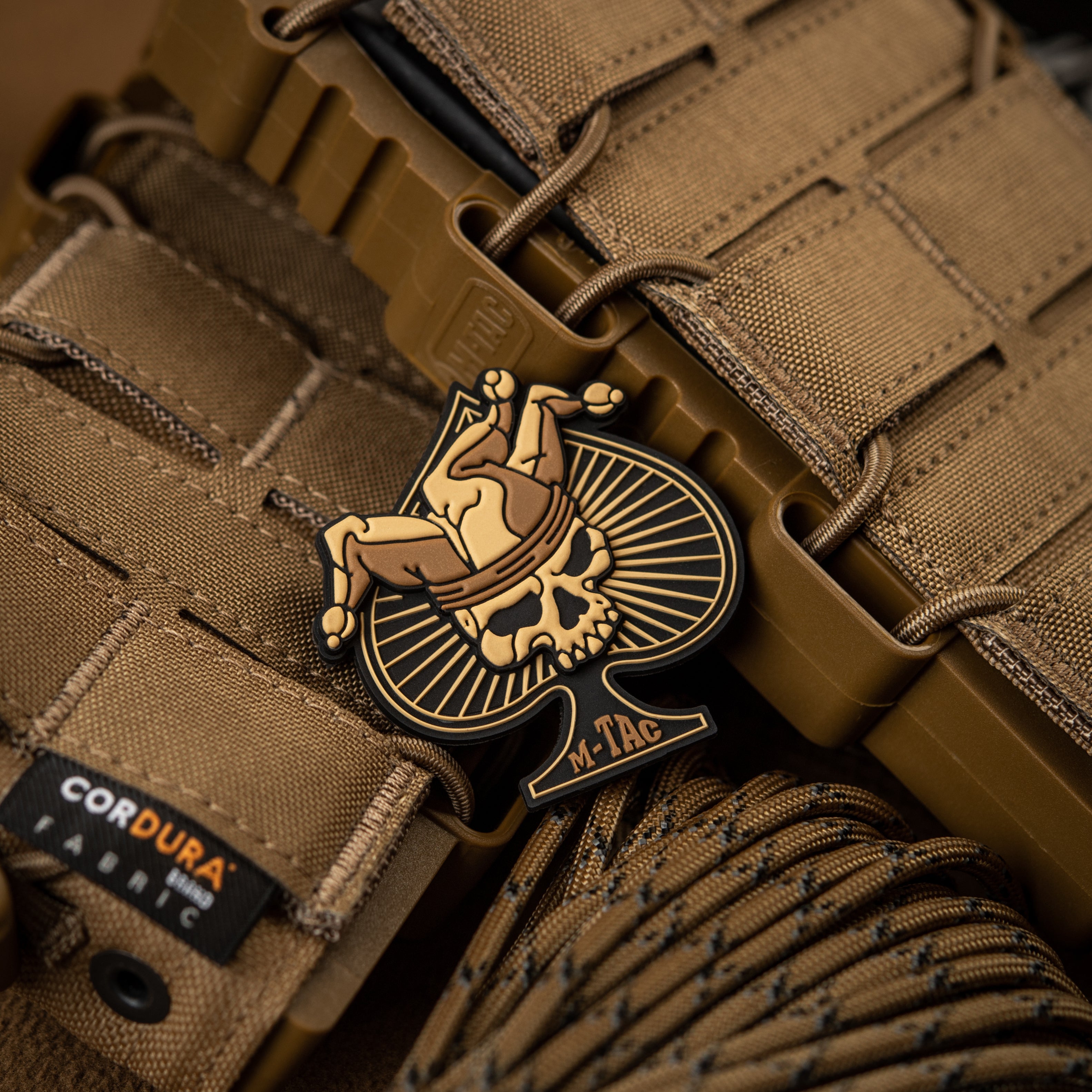 M-Tac patch Ace of Spades 3D PVC - M-TAC