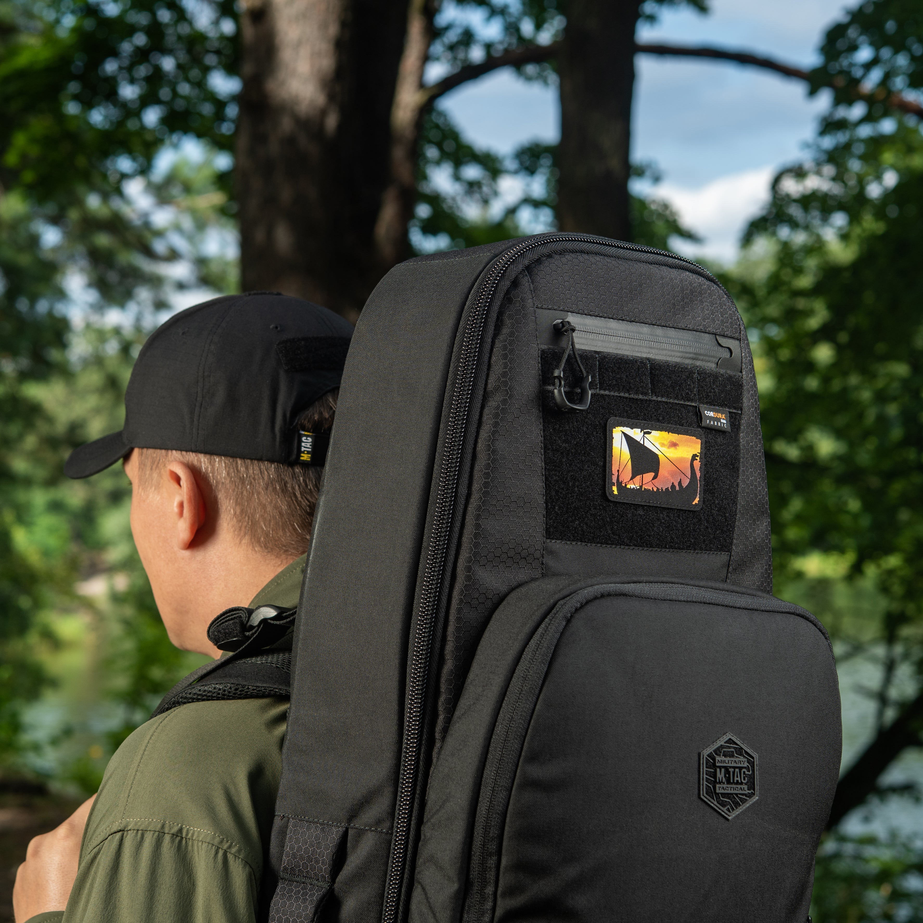 M-Tac patch Expedition (80x50mm) Black - M-TAC