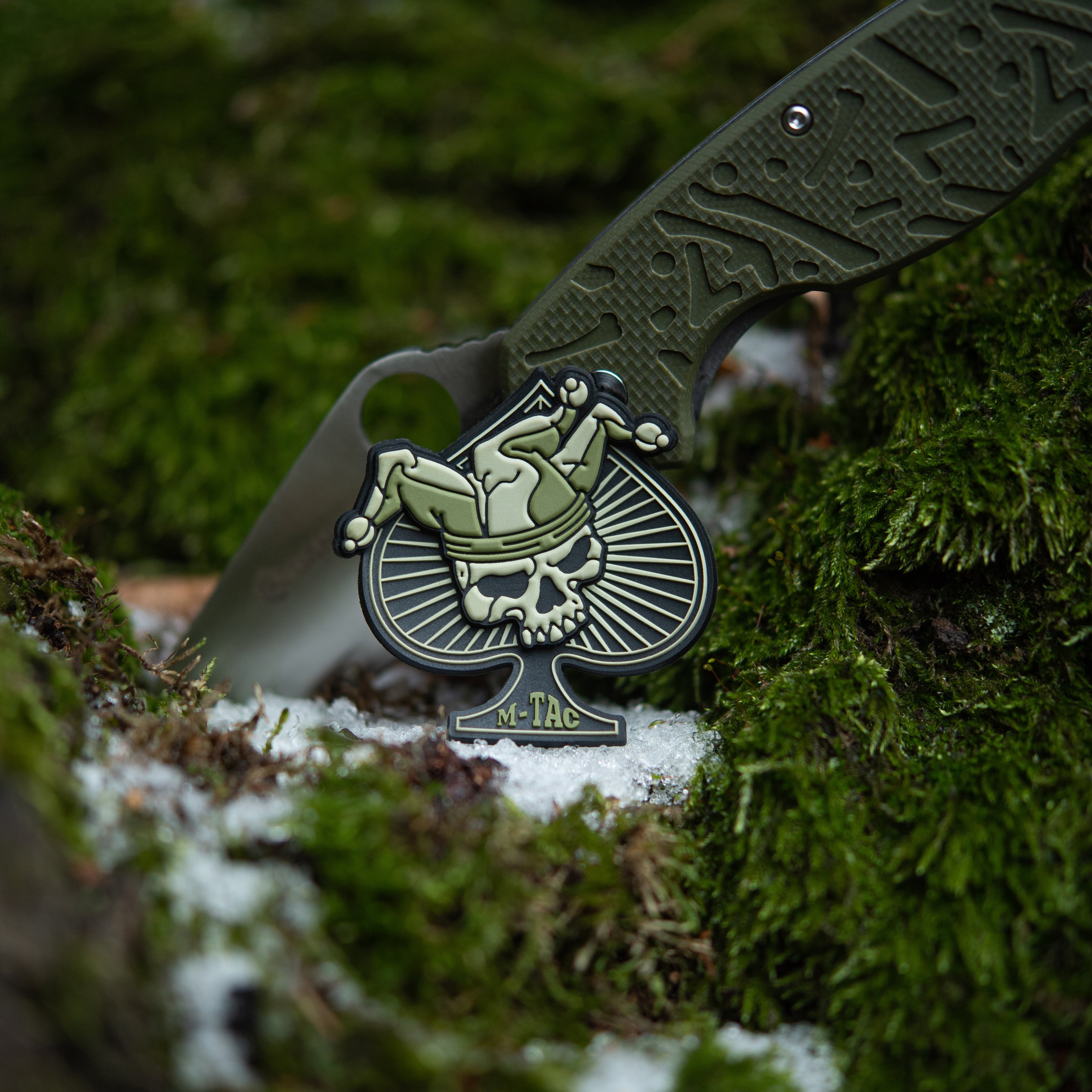 M-Tac patch Ace of Spades 3D PVC - M-TAC