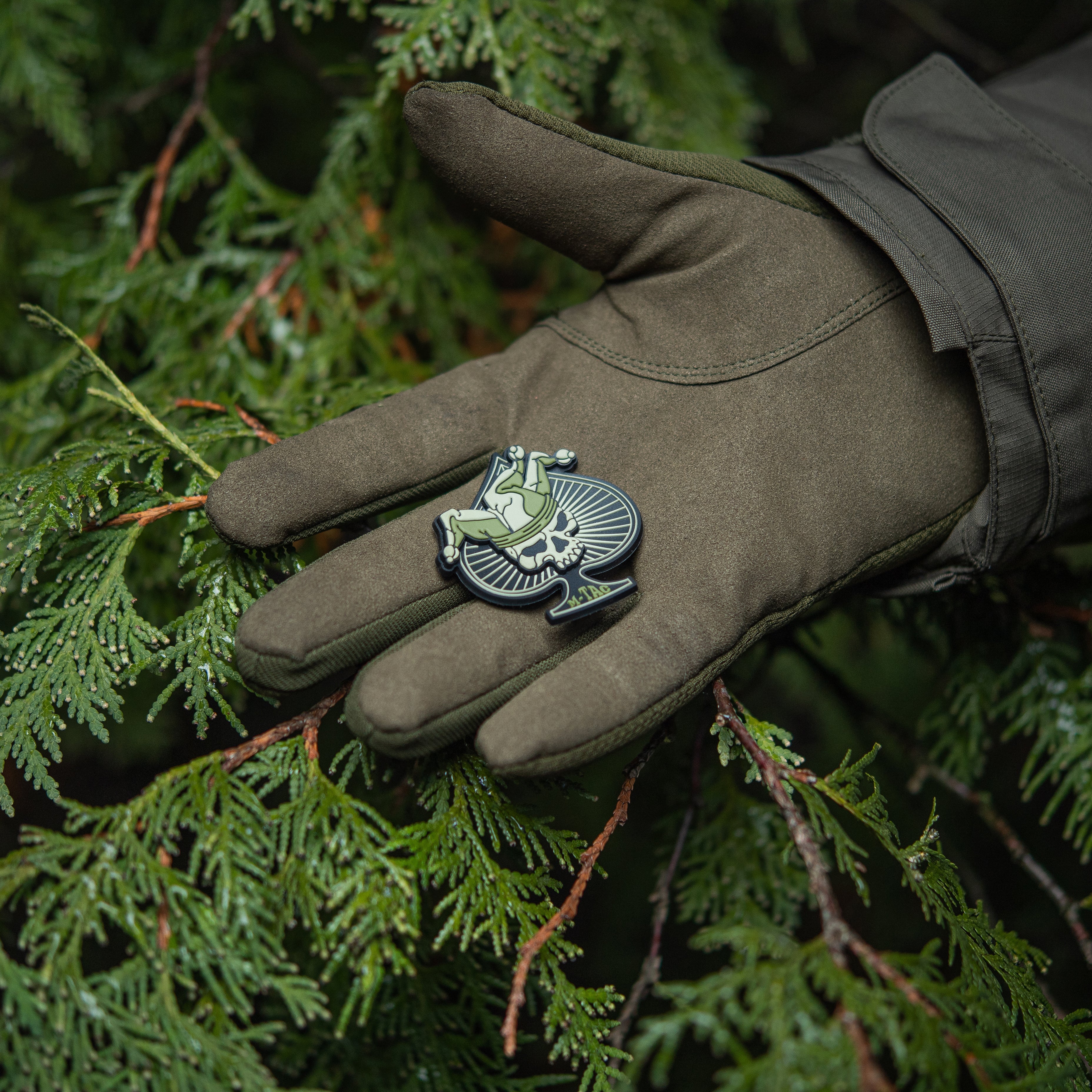 M-Tac patch Ace of Spades 3D PVC - M-TAC