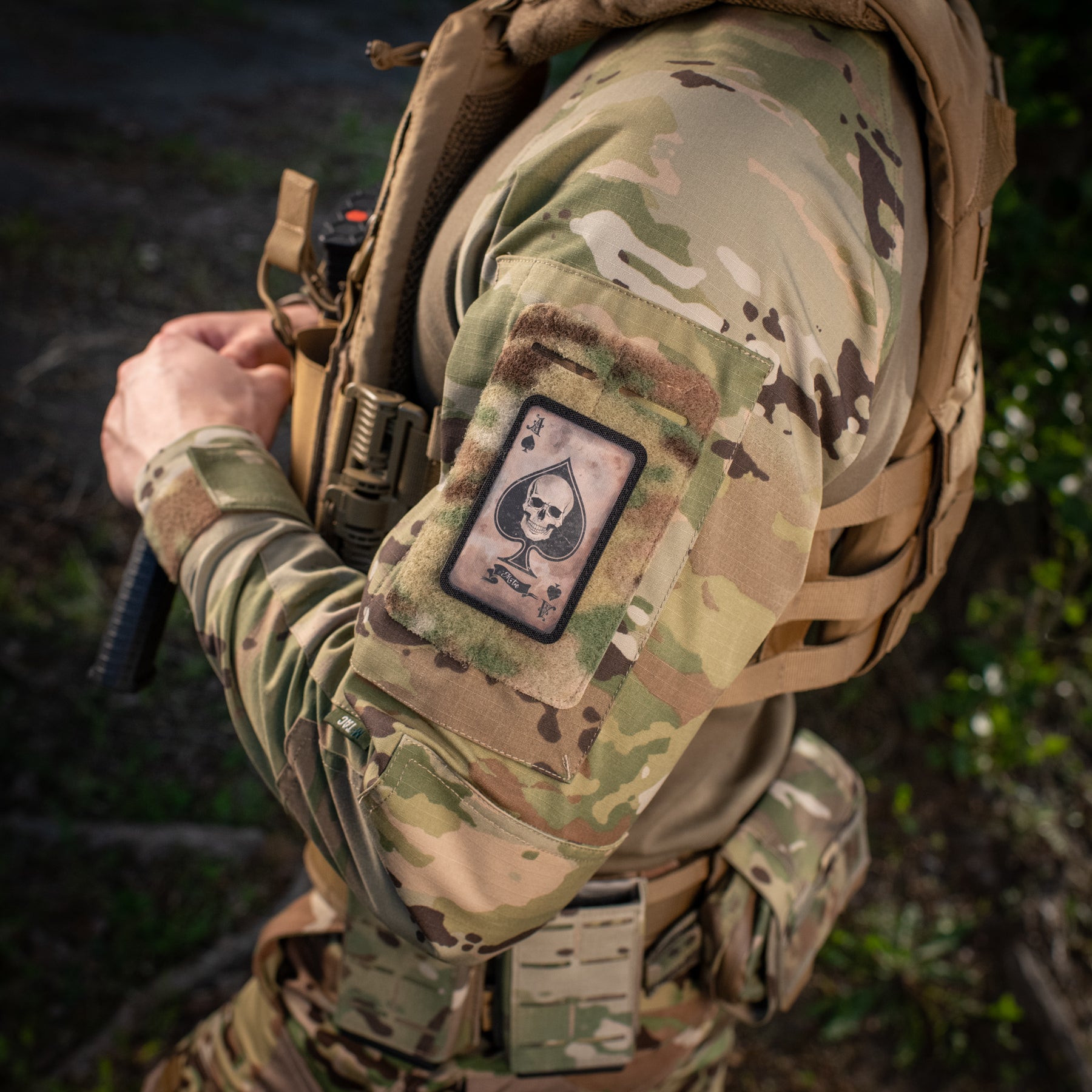 M-Tac patch Ace of Spades - M-TAC