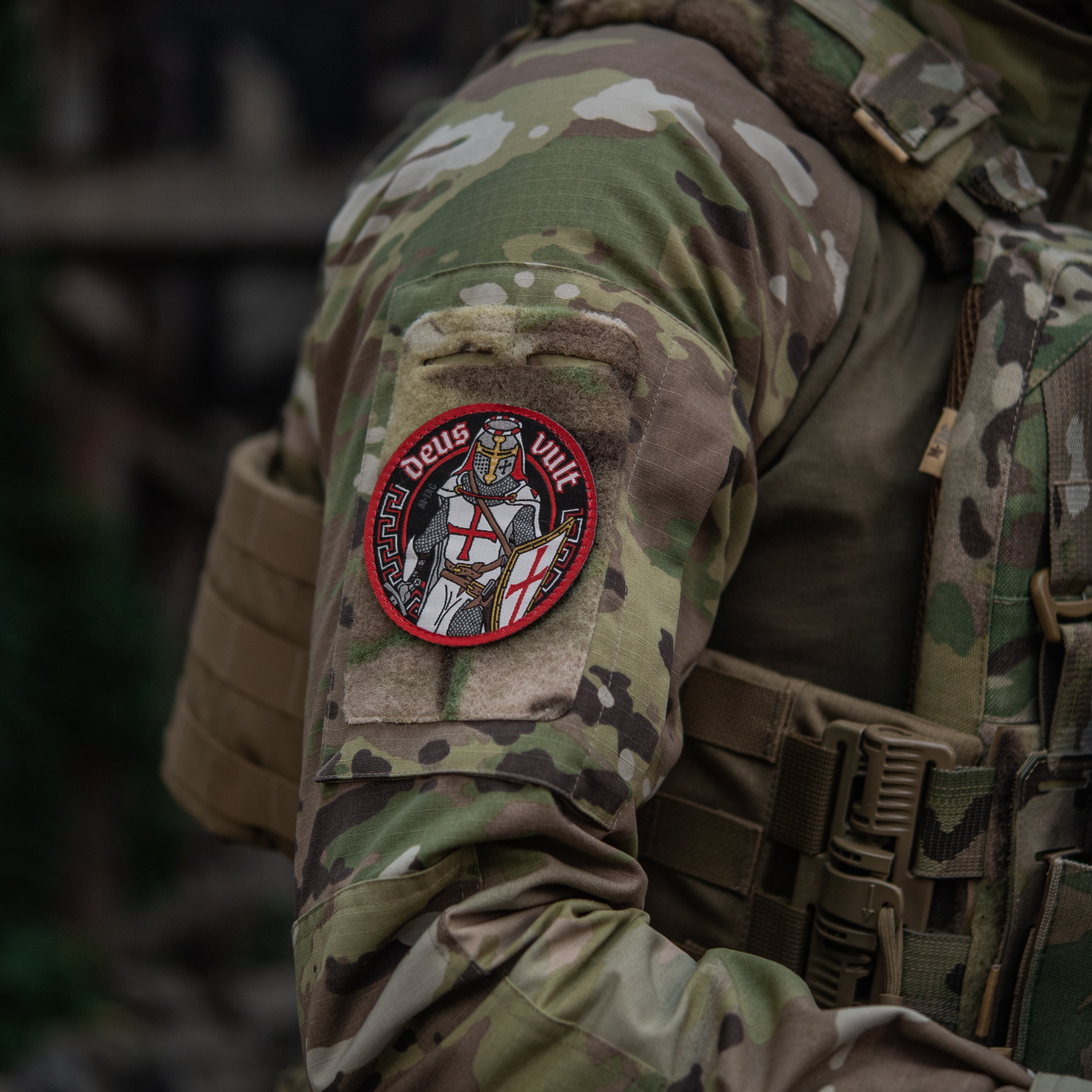 M-Tac patch Deus Vult (jacquard) - M-TAC