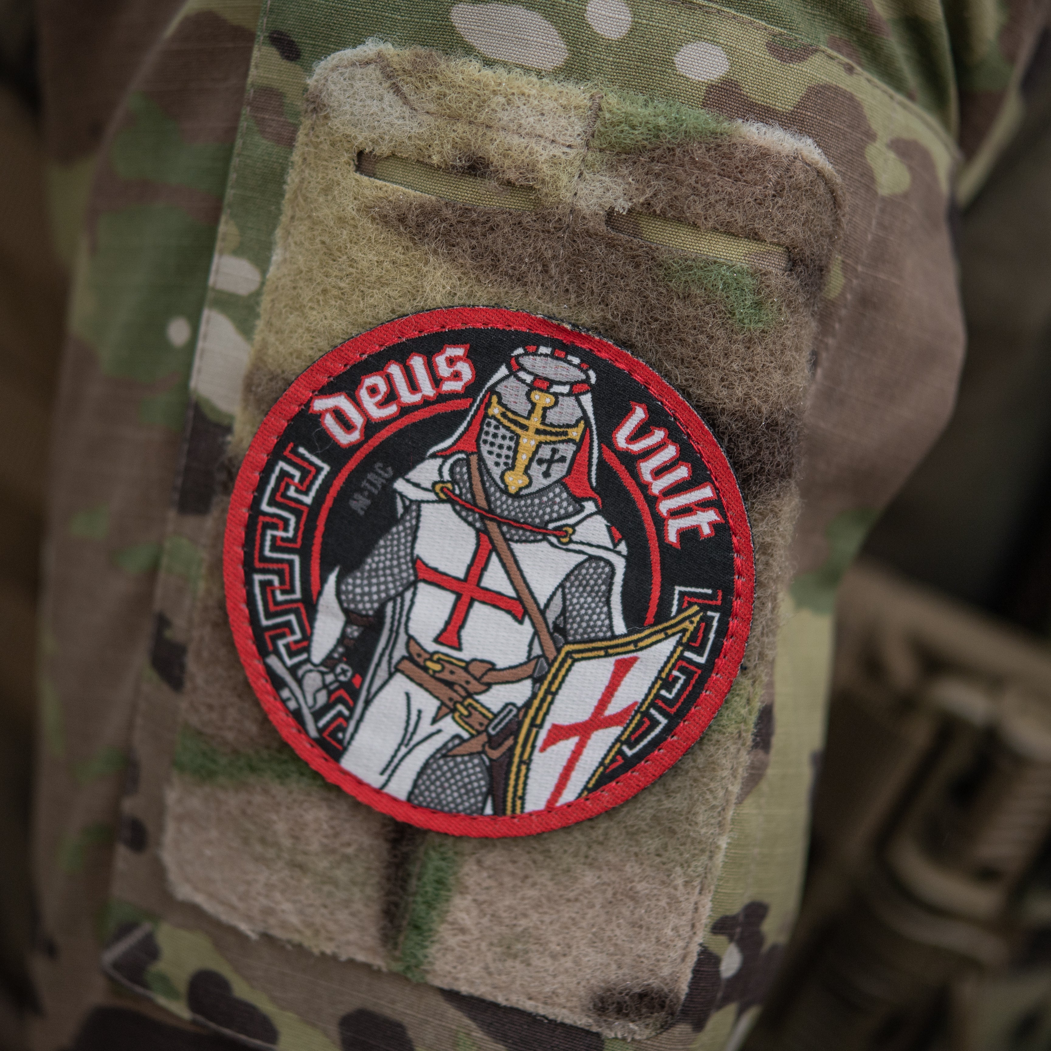 M-Tac patch Deus Vult (jacquard) - M-TAC