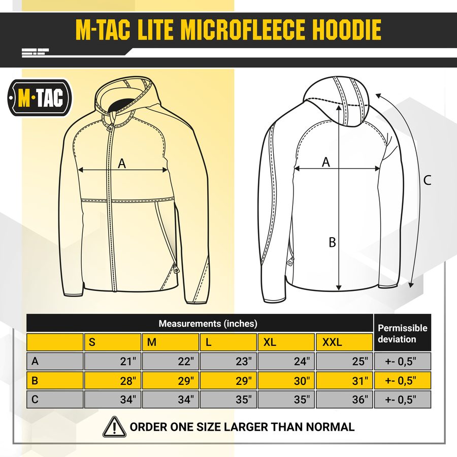 M-Tac Lite Microfleece Hoodie