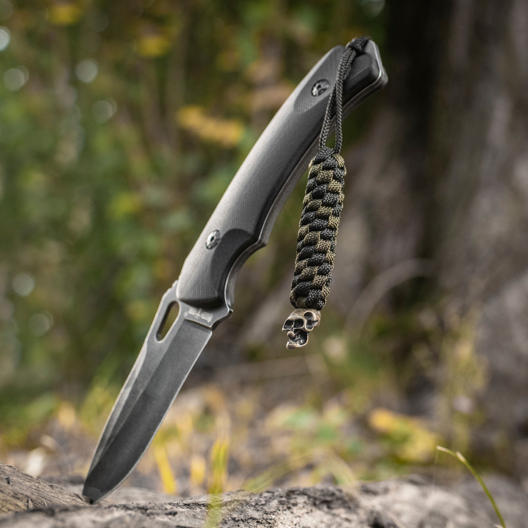 M-Tac Knife Lanyard Helix Skull - M-TAC