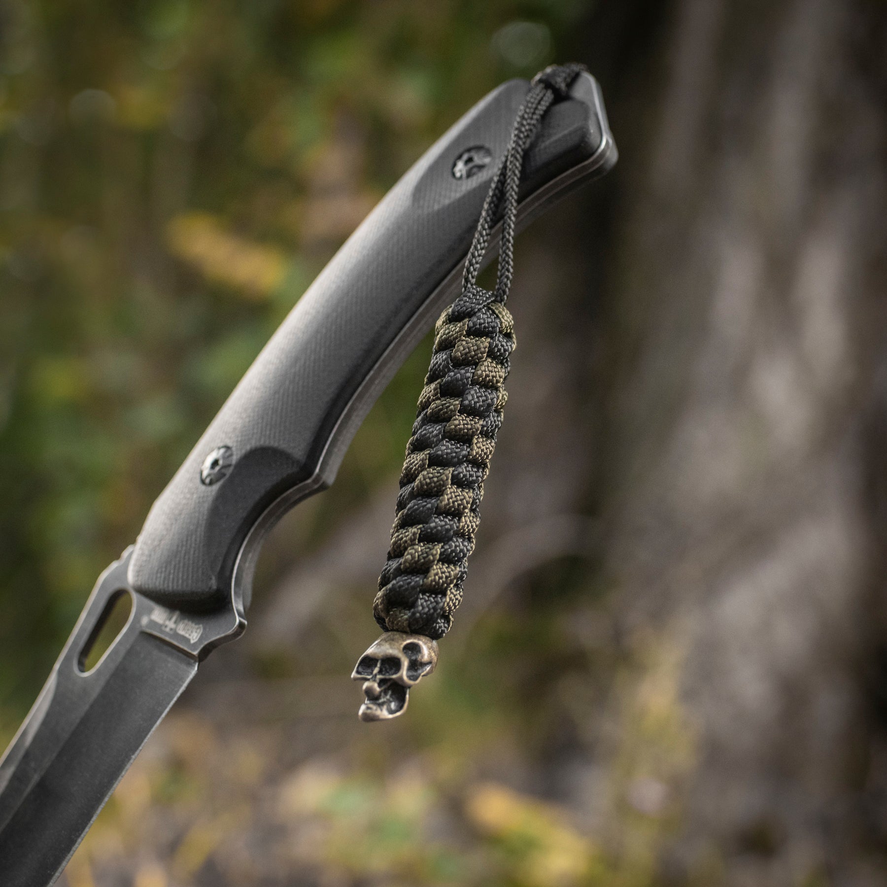 M-Tac Knife Lanyard Helix Skull - M-TAC