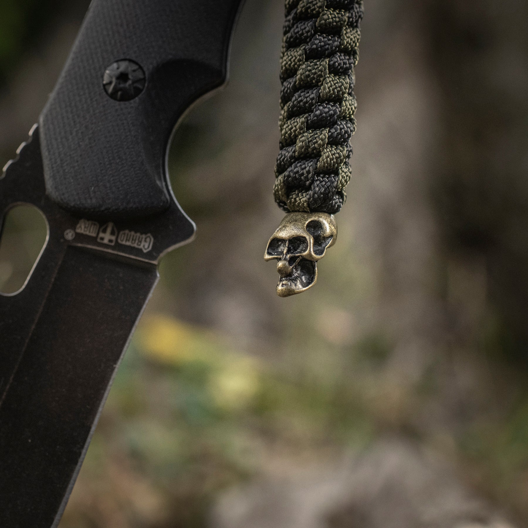M-Tac Knife Lanyard Helix Skull - M-TAC