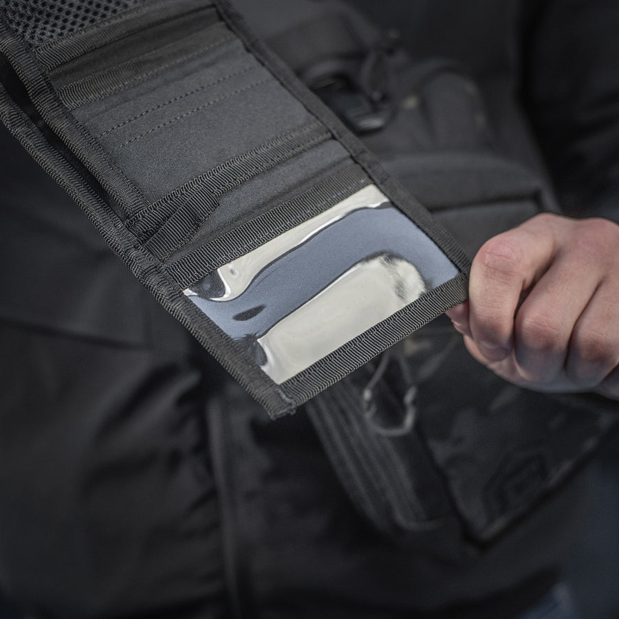 M-Tac wallet with patch panel Elite Gen.II Multicam Black