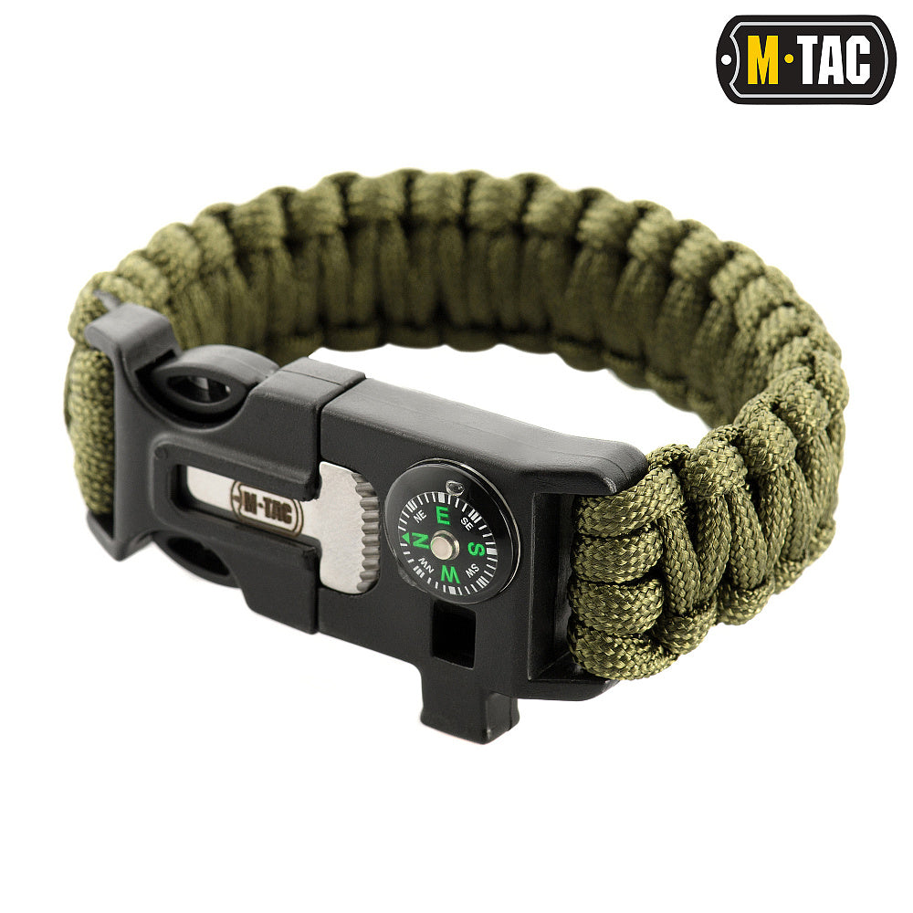 Camping Survival Bracelet With Compass | Perfect Dealz