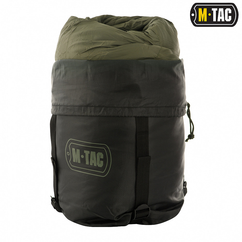 M-Tac Sleeping Bag Compression Stuff Sack Military Water Resistant Compression  Bag Lightweight Nylon Compression Sack for Travel - 12L 24L 40L Black XL -  40 liters
